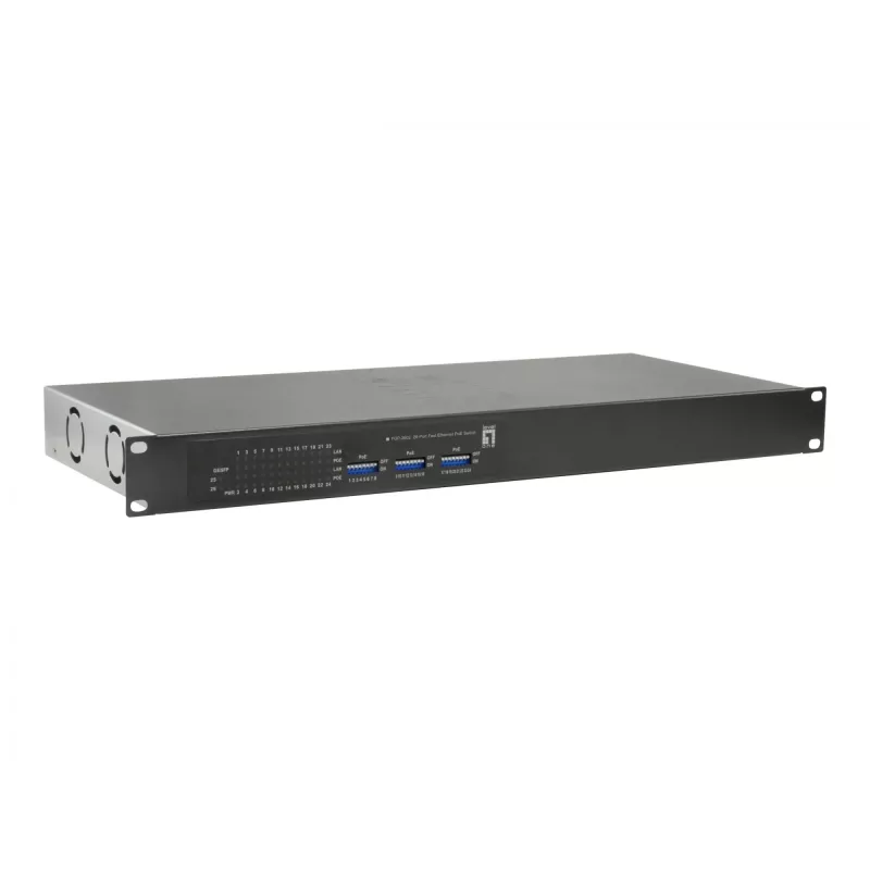 Switch não gerido LevelOne FGP-2602W380 26 portas Fast Ethernet PoE