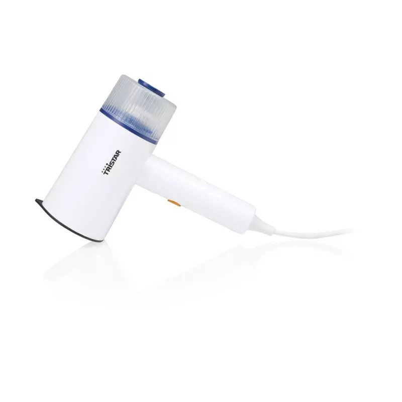 Vaporizador de mão Tristar ST-8960 – 1200 W, depósito de 0,11 L, 20 g/min de vapor, punho dobrável, branco