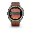 Garmin Fenix 8 3,56 cm (1,4) AMOLED 51 mm Digital 454 x 454 Pixel Ecrã tátil Titânio Wi-Fi GPS (Satélite)