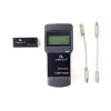 Testador de cabos de rede GEMBIRD NCT-31 — testador de continuidade com LCD, suporte para RJ-11/RJ-12/RJ-45, preto