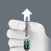 Wera 826 T Kraftform Turbo Chave de parafusos porta-pontas com Rapidaptor, 1/4 de polegada