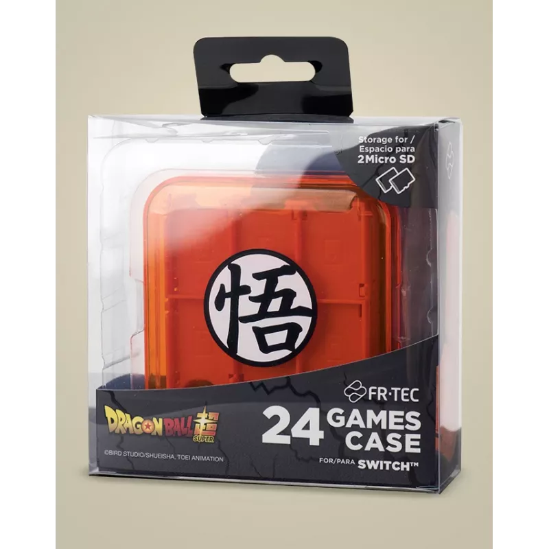 Estojo para cartuchos FR-TEC Dragon Ball Super Nintendo Switch laranja