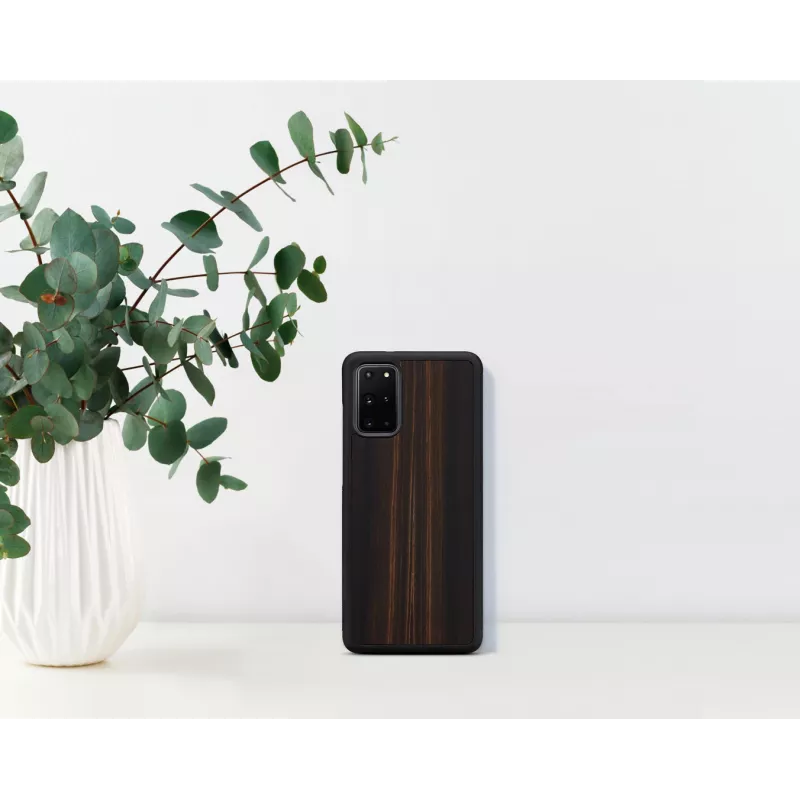 Capa de proteção para Samsung Galaxy S20+ — Man and Wood — Ebony preto