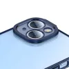 Conjunto de capa protetora e vidro temperado Baseus para iPhone 14 Plus – brilhante transparente azul