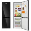 Amica FK3506D.2F(E) combinado, congelador em baixo, 226 l frigorífico + 96 l congelador, Total No Frost, classe energética E, preto