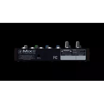 Misturadora Mackie Mix8 — Misturadora Analógica Compacta de 8 Canais, 20–30000 Hz, Impedância de Entrada de Microfone 3800 Ω, 198×244×53 mm