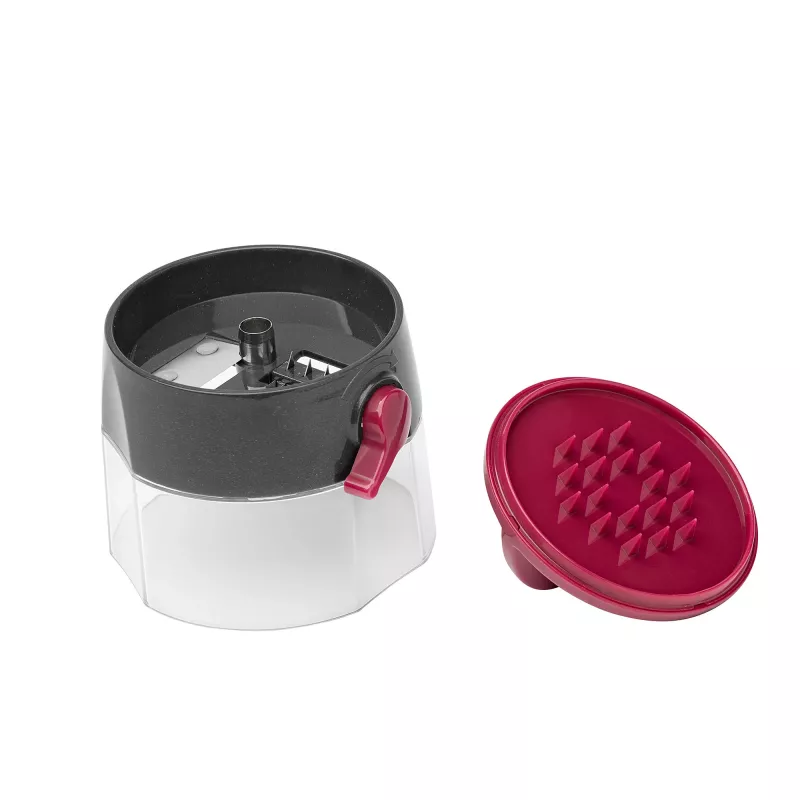 Picadora manual JATA HMAQ4508 preto rosa lâmina de aço inoxidável