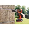 BLACK & DECKER | Berbequim/aparafusadora a bateria com bateria de 2,0 Ah / 4,0 Ah | BCD003MEM2K-QW | 18 V | 2,0/4,0 Ah | lítio