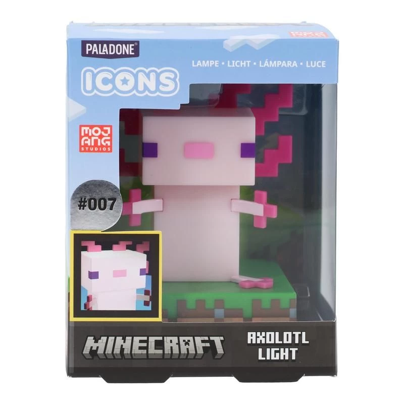 Luz Paladone Minecraft Axolotl Icon