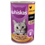 Alimento húmido para gatos Whiskas 400 g – sabor a frango, gatos adultos, lata
