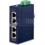 PLANET IPOE-260 injetor PoE+ Gigabit 802.3at industrial de 2 portas