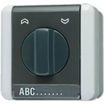 Interruptor elétrico Jung 834.10 W 1P Preto – Branco (834.10W)