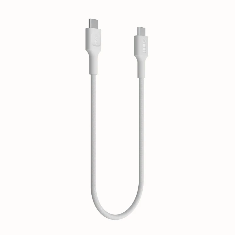 Cabo USB-C-USB-C PowerStream 100W entrançado 1,2m branco