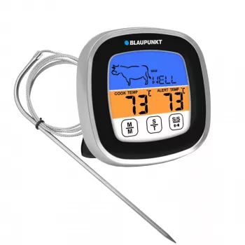 Termómetro de carne BLAUPUNKT FTM501 digital, intervalo -20–300 °C, cinzento, resposta rápida