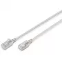 Cabo patch fino Digitus CAT 6A F-FTP 10 m cinzento