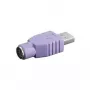 Adaptador de interface de cabo USB A PS2 violeta Microconnect USBA-M/PS2-F (USB ADAP A-M/PS2-F)