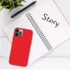 Capa traseira FIXED para Apple iPhone 16 Pro, superfície emborrachada, vermelho