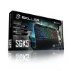 Teclado Sharkoon Skiller SGK5 Gaming USB QWERTZ alemão preto
