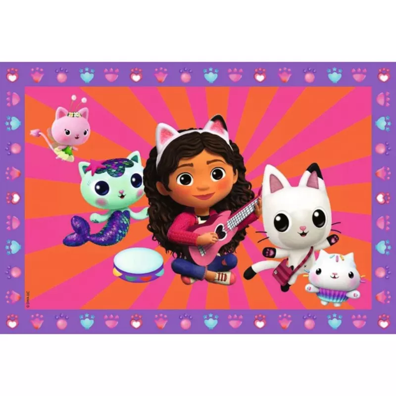 Pintar por números júnior - DreamWorks Gabby's Dollhouse (2 designs)