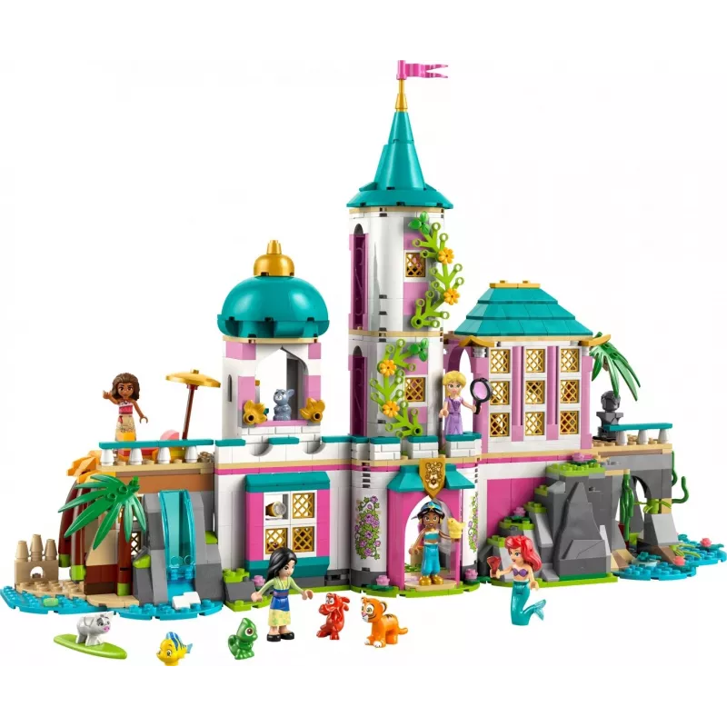 LEGO Disney Castelo da Princesa e animais de estimação reais conjunto de construção 43267 — 787 peças, 5 minifiguras, idade 6+, 320×460×100 mm