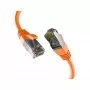 EFB-Elektronik CAT8.1 laranja 3m cabo patch RJ45 S/FTP PIMF LSZH 2000MHZ 40GB cabo de rede Fabricante: EFB Elektronik (EC020200282)