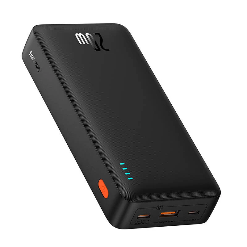 Powerbank Baseus Airpow polímero de lítio 20000 mAh 20 W preto