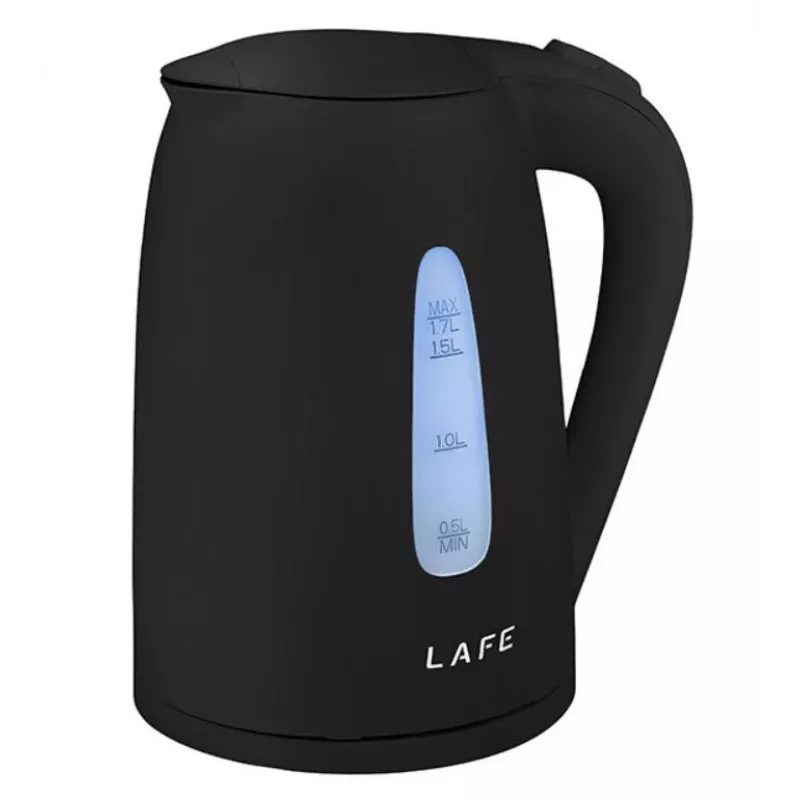 Chaleira elétrica LAFE 1,7 l 2200 W preta