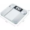 Balança de pessoas eletrónica Beurer BG 13 Square cinzento, transparente