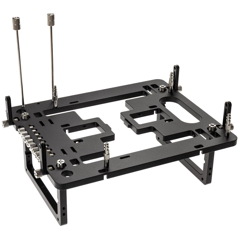 Bancada de testes Streacom BC1 Mini V2 preta – chassis compacto de arrefecimento passivo open-frame