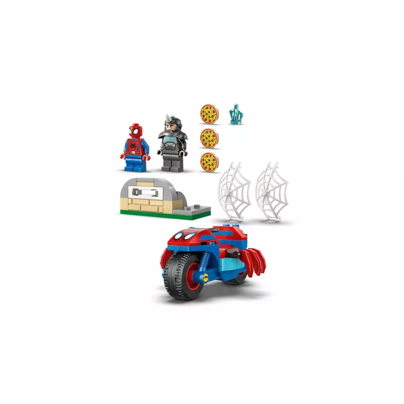 LEGO MARVEL 11206 Spidey na sua Mota contra o Rhino