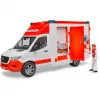 Bruder 1/16 Mercedes-Benz Sprinter ambulância com condutor