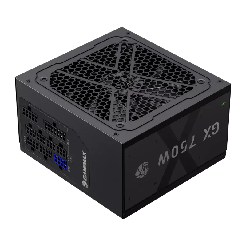 Fonte de alimentação Gamemax, 80 PLUS, Gold | GX 750GF | 750 W