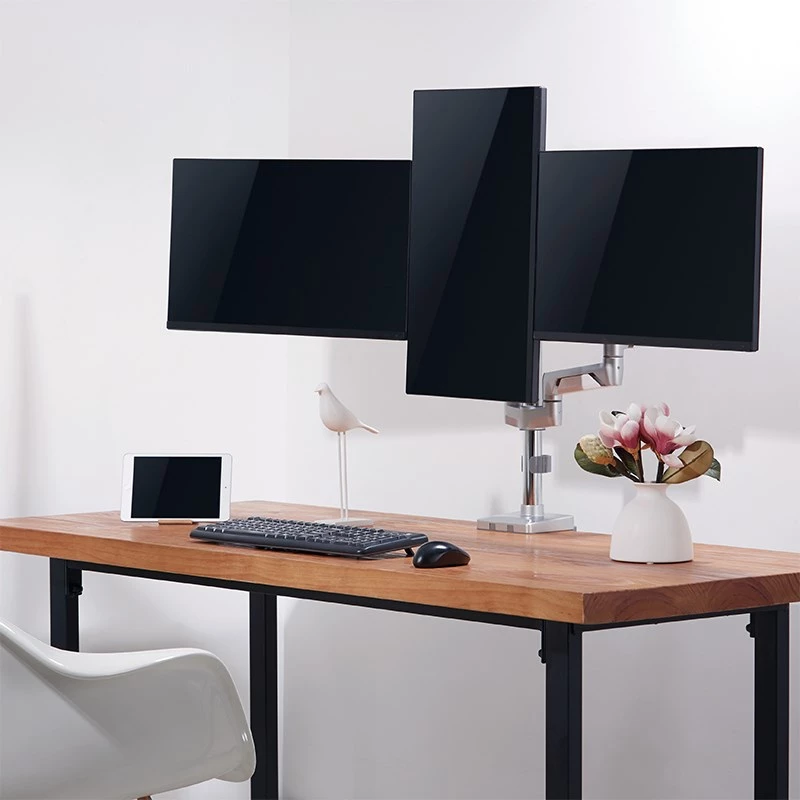 Suporte/mesa para monitor LogiLink BP0090 68,6 cm (27) secretária prateado