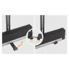 Maclean MC-914 suporte universal para barra de som por baixo da TV, até 15 kg, VESA