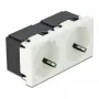 Tomada de parede DELOCK 81423 — CEE 7/3, 16 A, 250 V, branco, ABS/PC, 45×90 mm