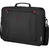 Mala para portátil Wenger BQ 16 Clamshell — capa preta repelente à água para portáteis de 16 polegadas, capa de proteção robusta