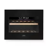 Garrafa de vinho de encastrar Caso WineDeluxe E 18 — 18 garrafas, altura 46 cm, preto, classe energética G