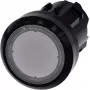 Siemens botão de pressão atuador plano, anel frontal plástico transparente SIRIUS ACT 3SU1001-0AB70-0AA0 1 un. (3SU1001-0AB70-0AA0)