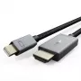 Cabo Mini DisplayPort para HDMI CABLETIME — 1,8 m, 4K@30Hz