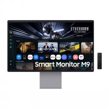 Monitor Samsung M90SF 81,3 cm (32 polegadas) 3840 x 2160 píxeis 4K Ultra HD OLED Prateado