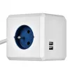 Régua de tomadas Allocacoc 2402BL/FREUPC 1,5 m 4 tomadas AC interior azul, branco