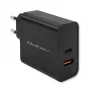 Carregador Qoltec 52380 Super Quick PD | 1xUSB-C | 1xUSB | 65W | 5-20V | 1,5-3,25A | preto