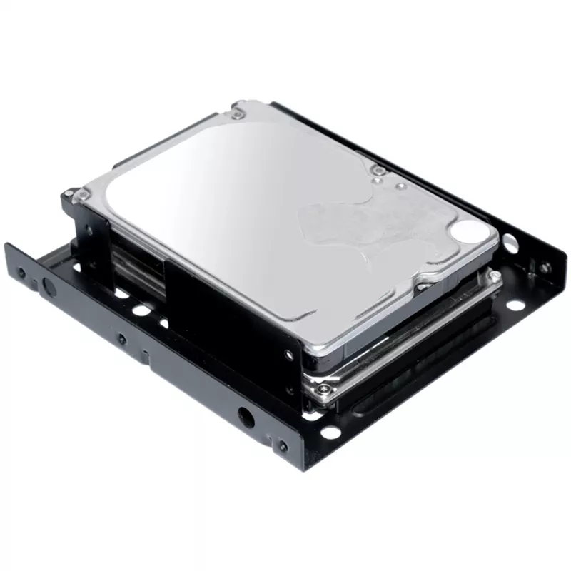 Moldura de montagem ultron Interna 2x2.5 SSD/HDD metal preto (377215)
