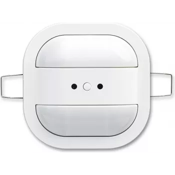 Sensor PIR de teto com fios Busch-Jaeger 6131/20-24 — infravermelho passivo, alcance 8 m, 24 V DC, branco