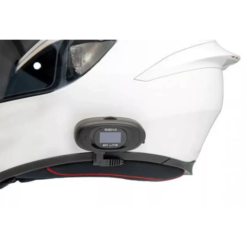 Intercomunicador para mota Sena 5R Lite Bluetooth 5.1 1700 m de alcance com ecrã LCD e microfone universal para dois capacetes