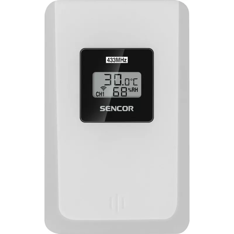 Estação meteorológica Sencor SWS 3000 W com estação de carregamento e sensor sem fios, branco