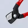 Tesoura para cabos Knipex 95 11 160 — 160 mm capacidade de corte, punhos ergonómicos