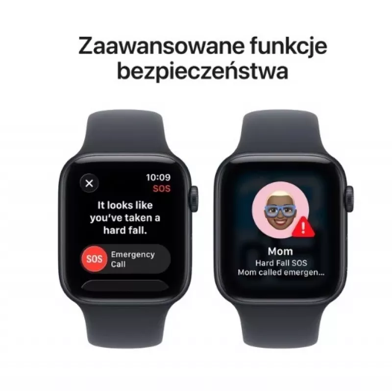 Watch SE 3 GPS+Cellular 44mm caixa de alumínio Mitternacht com bracelete desportiva Mitternacht M/L