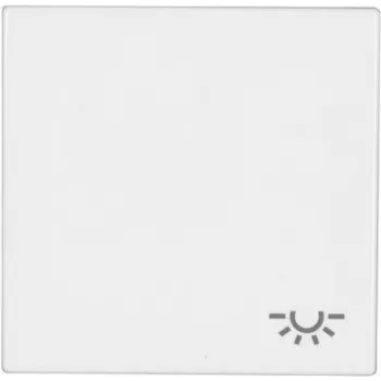 Acessório para interruptor elétrico Jung LS 990 L WW, branco, compatível com séries 531 U/532 U/533 U, IP44