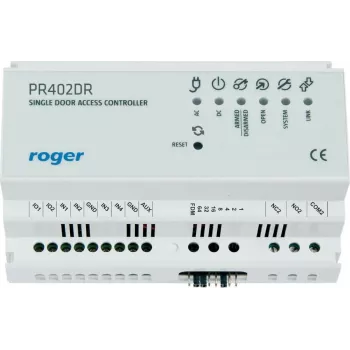 Controlador de acesso RoGer PR402DR 9050 – unidade de controlo de acesso com funções de segurança avançadas